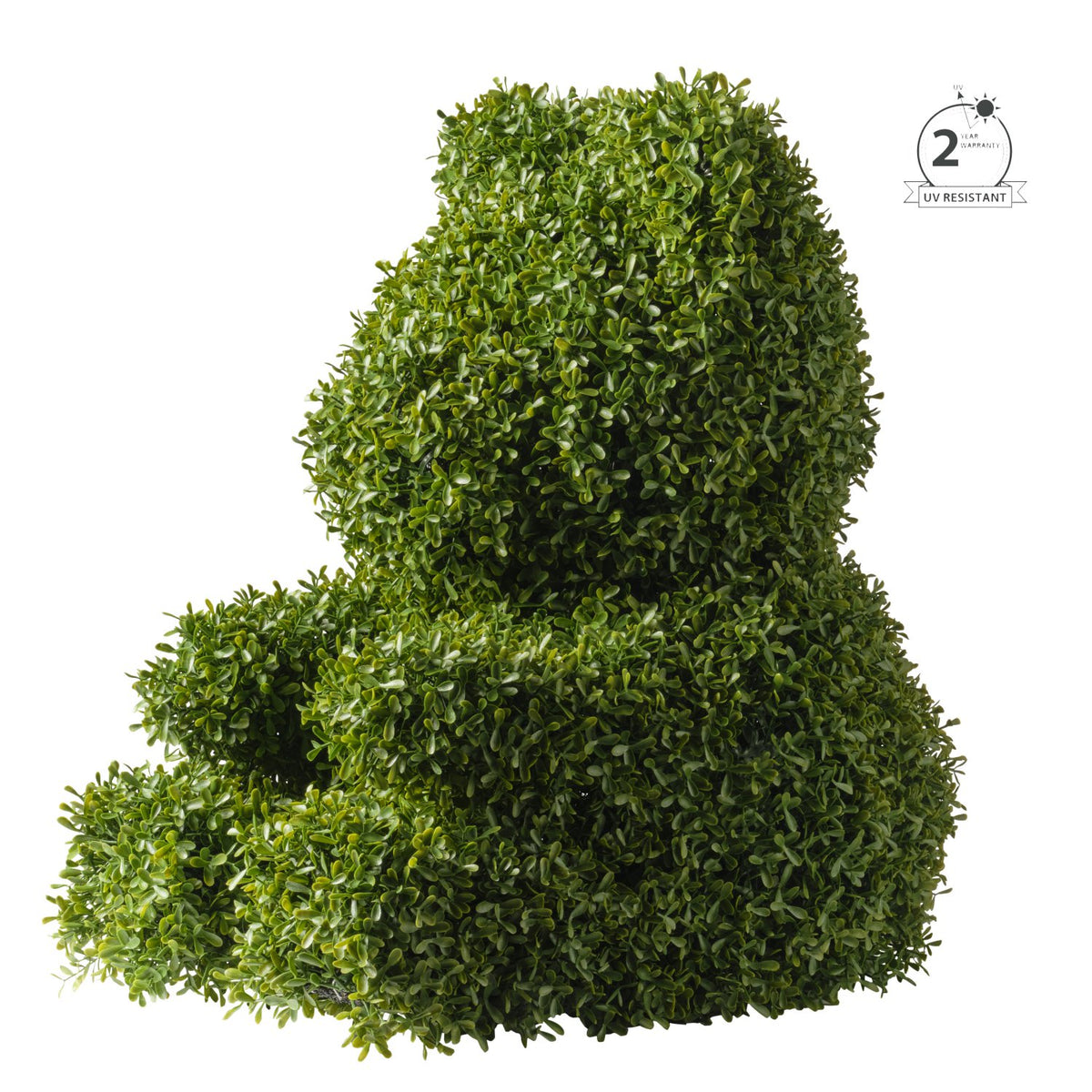 Orsetto di San Valentino in Verde Artificiale | Altezza 70 cm